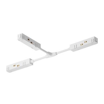 Коннектор питания Т-образный Gravity TRA004CWT-22W белый