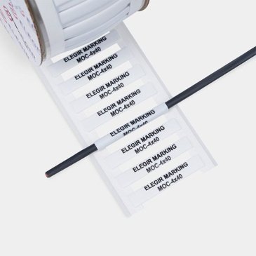 Маркер овальный MOC-4-40-W белый (уп. 550 шт.) для принтера: RT200, RT230 22004410