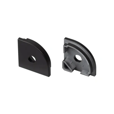 Заглушка SL-KANT-H20 BLACK с отверстием (комплект) 049405