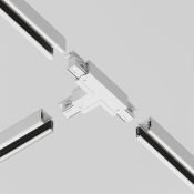 Коннектор Т-образный левый Trinity TRA005CT-31W-L белый