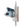 Розетка встраиваемая компьютерная двойная IEK SKANDY SK-K20-2-K98 SK-K04Sa RJ45 кат.6 песочный