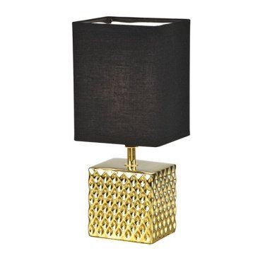 светильник настольный без лампы UML-B306 E14 GOLD-BLACK UL-00012422 золотой-черный