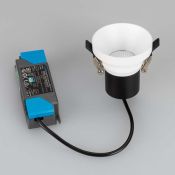 Встраиваемый светильник   6W Белый теплый 033662 MS-VOLCANO-BUILT-R65  38deg 230V круглый белый