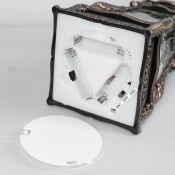 фигурка  светодиодная  «Телефон с Дедом Морозом», 13х26х11 см, пластик, USB, батарейки ААх3, свечение тёплое белое