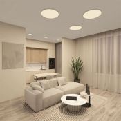 Накладной светильник  18W Белый -MIX DENKIRS THIN DK6520-WH 230V круглый белый