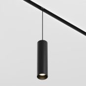 Трековый светильник подвесной 12W Белый теплый TR041-2-12W3K-B Фокус/Focus Led Exility чёрный