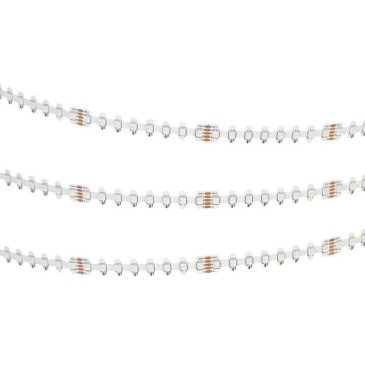 Светодиодная лента змейка RGBW-White 4040 24V 12W/m  96Led/метр 061946 RZ-H96-12mm