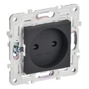 Штепсельная розетка встраиваемая IEK SKANDY 10А SK-R13-10-K53 SK-R01G без з/к с з/ш графит Штепсельная розетка встраиваемая IEK SKANDY 10А SK-R13-10-K53 SK-R01G без з/к с з/ш графит