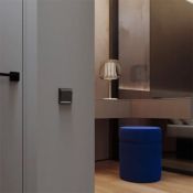 Выключатель встраиваемый VOLTUM S70 карточный 16А графит