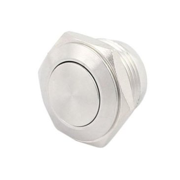 Кнопка M19 ОFF-(ON) GQ19TF-10JN IP65 антивандальная без фиксации