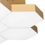 Люстра накладная Lightstar светодиодная  35W Белый теплый FAVO 750071 фигурная золото