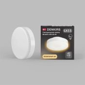 светодиодная лампа GX53  Белый теплый 12W Denkirs DK-GX53-12W-120-3K