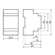 Регулятор температуры CRT-06 (без датчика) 230V цифровой многофункциональный ЕА07.001.011