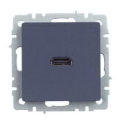 Розетка встраиваемая HDMI IEK BRITE BR-H10-K35 РHDMI-0-БрМ маренго