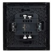 Выключатель встраиваемый одноклавишный самовозвратный IEK FORTE&PIANO 10А FP510 сталь FP-V14-0-10-1-K46