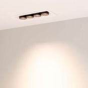 Встраиваемый светильник  10W Белый теплый  031929 MS-ORIENT-BUILT-TURN-TC-S67x150-10W 220V IP20 прямоугольный белый с черной вставкой