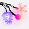 гирлянда фигурная  3W Шарики-Снежинки-Елочки RGB 303-064, 30 LED МУЛЬТИКОЛОР, 4,4 метра с контроллером