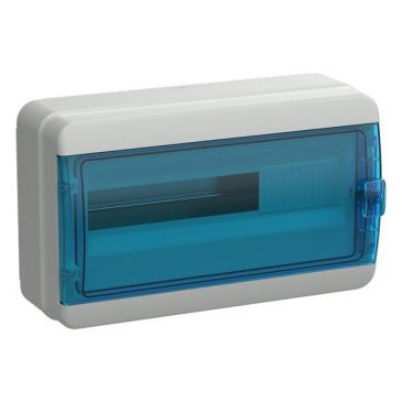 Корпус пластиковый TF5-KP72-N-18-65-K03-K07 КМПн-18 IP65 синяя прозрачная дверь TEKFOR IEK