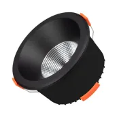 Встраиваемый светильник 12W Белый дневной-MIX 048094 MS-ALORA-BUILT-R140 60deg 230V IP54 круглый черный TRIAC Встраиваемый светильник 12W Белый дневной-MIX 048094 MS-ALORA-BUILT-R140 60deg 230V IP54 круглый черный TRIAC