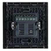 Термостат электронный с подсветкой FP552 сталь FP-RT11-K46 FORTE&PIANO IEK