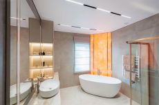 Трековый светильник однофазный  18W Белый-MIX SMART LINEAR DK8004-WH IP20 на шинопровод управляемый белый