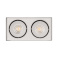 Накладной светильник  22W Белый теплый 023084(2) SP-CUBUS-S100x200-2x11W 220V двойной куб белый