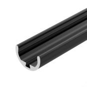 алюминиевый профиль S-LUX ROUND-D10.5-2000 ANOD BLACK 033036