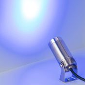 светильник   8W RGBW 028079 KT-WATER-R44 12V IP68 круглый накладной для фонтанов и бассейнов серебристый