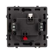 Механизм выключателя одноклавишный непроходной 054258 LED SWT-NOBE-MK01-SFPL-L-BK (230V, 10A)