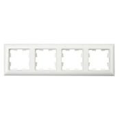 Рамка пластик 4 поста IEK BRITE BR-M42-12-K01 РУ-4-Бр белый/белый