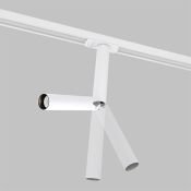 Трековый светильник  6W Белый теплый Фокус Двойной/Focus Unity 36deg TR142-1-6W3K-W на шинопровод белый