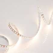 Светодиодная лента Белый теплый 2835/3528 24V  9.6W/m 120Led/метр 010346(B) RT2-5000  LUX