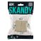 Выключатель встраиваемый двухклавишный проходной IEK SKANDY SK-V22-0-10-K10 SK-V05B бежевый