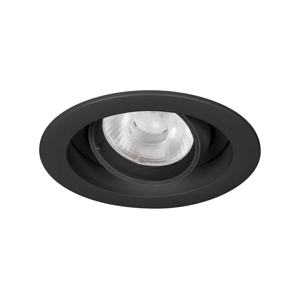Встраиваемый светильник  12W Белый теплый 043481 MS-VORTEX-BUILT-R90 (BK-BK, 40 deg, 230V) IP20 поворотный круглый черный