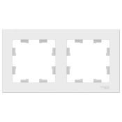 Рамка пластик 2 поста ATLASDESIGN ATN001302 лотос