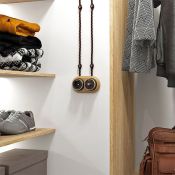Ретро выключатель пластиковый WERKEL RETRO Vintage W5822052 мокко матовый/хром 4положения