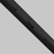 Коннектор питания прямой гибкий 5см Exility черный TRA034CPC-42B-5-1