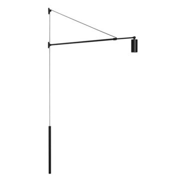 Накладной светильник   6W Белый теплый 059601 SP-KANEL-WALL Warm3000 (BK, 36 deg, 230V, TELESCOPIC) настенный черный Накладной светильник   6W Белый теплый 059601 SP-KANEL-WALL Warm3000 (BK, 36 deg, 230V, TELESCOPIC) настенный черный