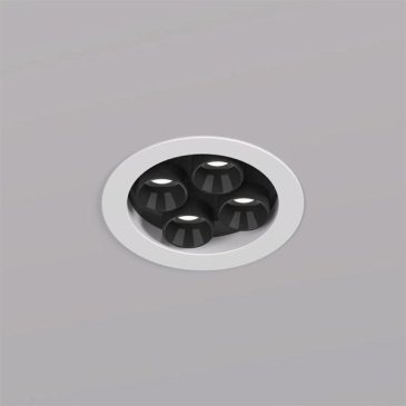 Встраиваемый светильник   8W Белый дневной DENKIRS SPACE DK2510-WB 220V IP20 круглый белый/черный