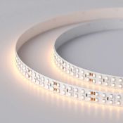 Светодиодная лента Белый теплый 2835/3528 24V 19.2W/m 240Led/метр 008770(B) RT2-5000 2700K 2x2 LUX