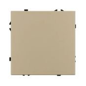 Выключатель встраиваемый одноклавишный перекрёстный 054250 SWT-NOBE-MKX1-SFPL-GD золото