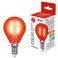 лампа декоративная шар  G45 Красный 5.0W UL-00002985 LED-G45-5W/RED/E14 GLA02RD лампа декоративная шар  G45 Красный 5.0W UL-00002985 LED-G45-5W/RED/E14 GLA02RD