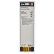 Рамка стеклянная 4 поста IEK BRITE BR-M42-G-31-K96 РУ-4-2-БрП персиковый матовый
