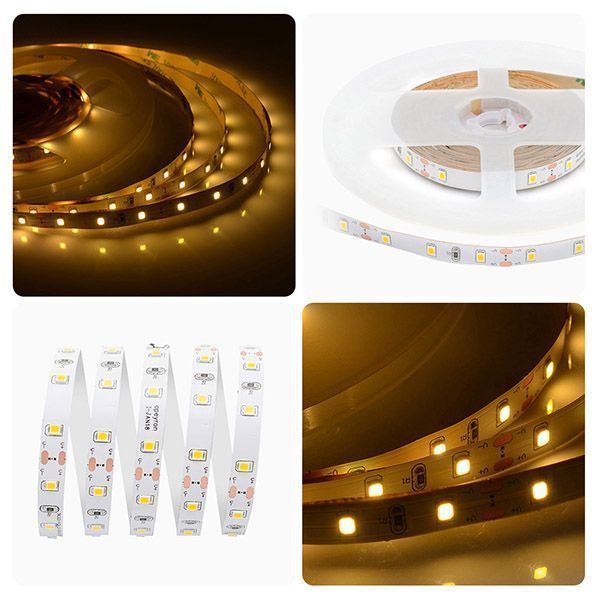 Светодиодная лента Белый теплый 3528 12V  4.8W/m 60Led/метр 00-03 Стандарт 8мм Светодиодная лента Белый теплый 3528 12V  4.8W/m 60Led/метр 00-03 Стандарт 8мм