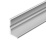 Архитектурный алюминиевый профиль ALM-BASE-H12-2000 ANOD 026687