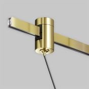 Трековый подвесной светильник 12W Белый дневной TR157-1-12W4K-BS Фокус / Focus Led Flarity IP20 латунь