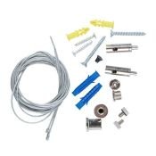 светильник  60W Белый UL-00013177 ULO-K10D 60W-5000K-L120-H SILVER 220V IP40 линейный подвесной серебристый