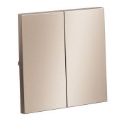Клавиши для выключателя/переключателя двухклавишного S70 Metal платина