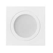 светильник   3W Белый дневной  020764  LTM-S60x60WH-Frost 110deg 220V квадратный встраиваемый белый Уценка!!! (с витрины)