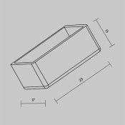 Заглушки для токоведущего светильника Elasity O-TR001-SEC IP (2шт)